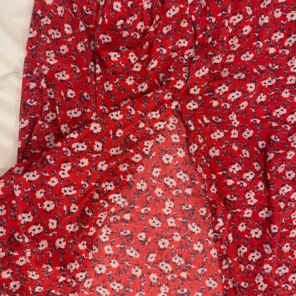 Floral Red Dress - Picture 4 of 4